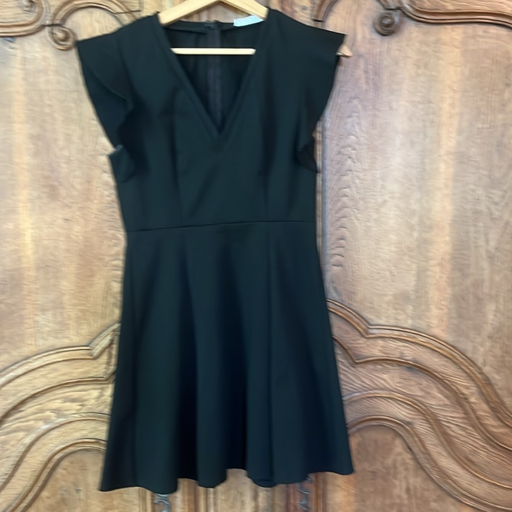 Bcbgeneration Flutter Sleeve Black Mini Dress - image 6